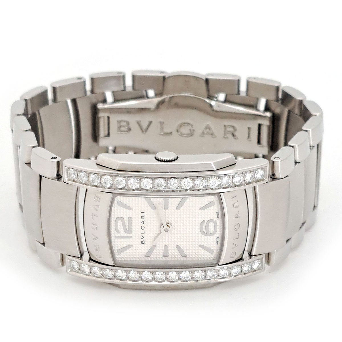 Bvlgari AA35S Quartz Watch Stainless Steel