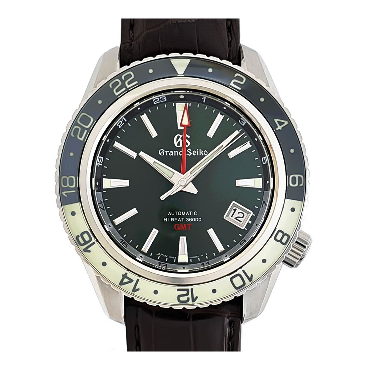 Seiko SBGJ239 Stainless Steel Leather Automatic Watch