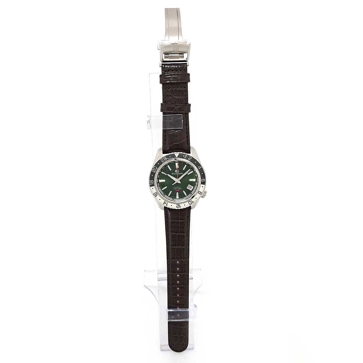 Seiko SBGJ239 Stainless Steel Leather Automatic Watch