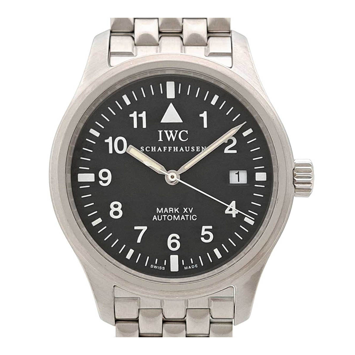 IWC Stainless Steel Automatic Pilot Watch Mark XV IW325307