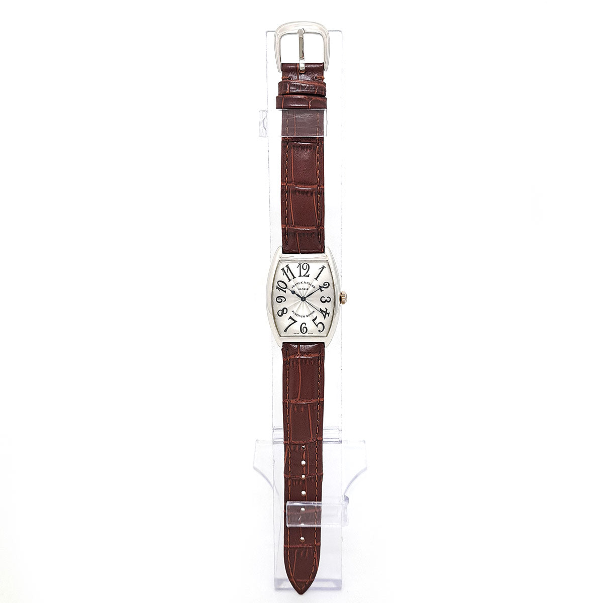 Franck Muller Platinum Leather Automatic Watch 2852SC