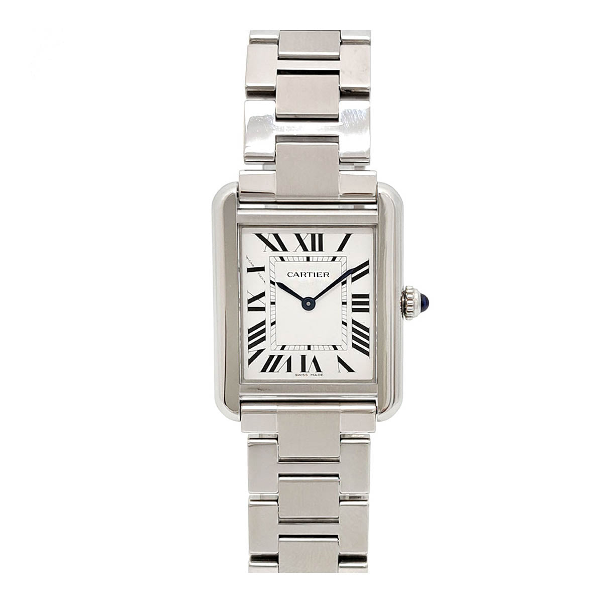 Cartier Stainless Steel Quartz Tank Solo SM Watch W5200013