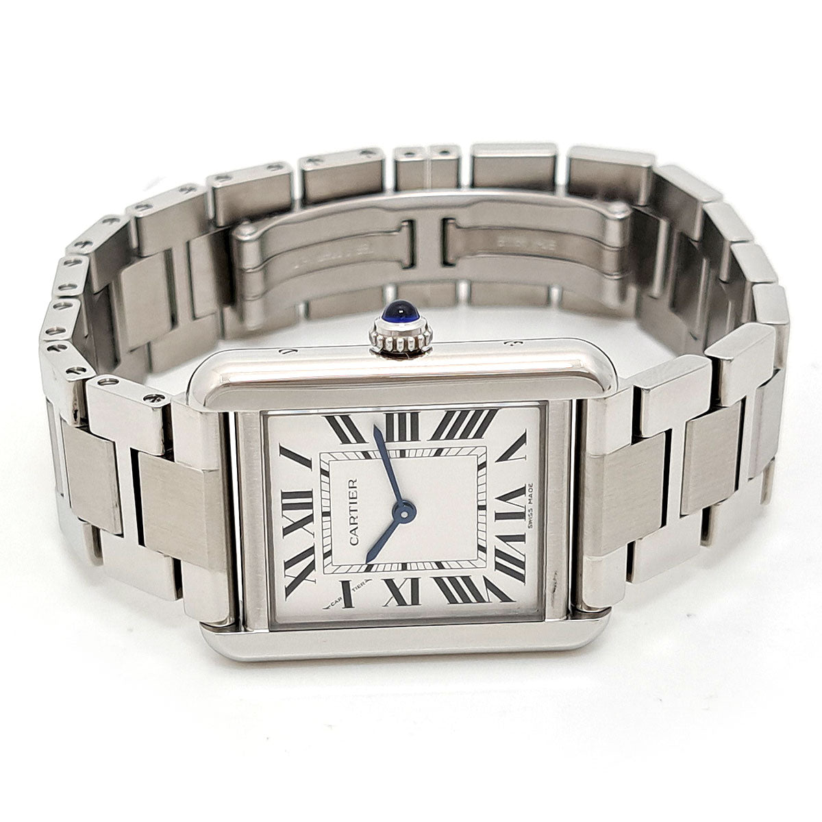 Cartier Stainless Steel Quartz Tank Solo SM Watch W5200013