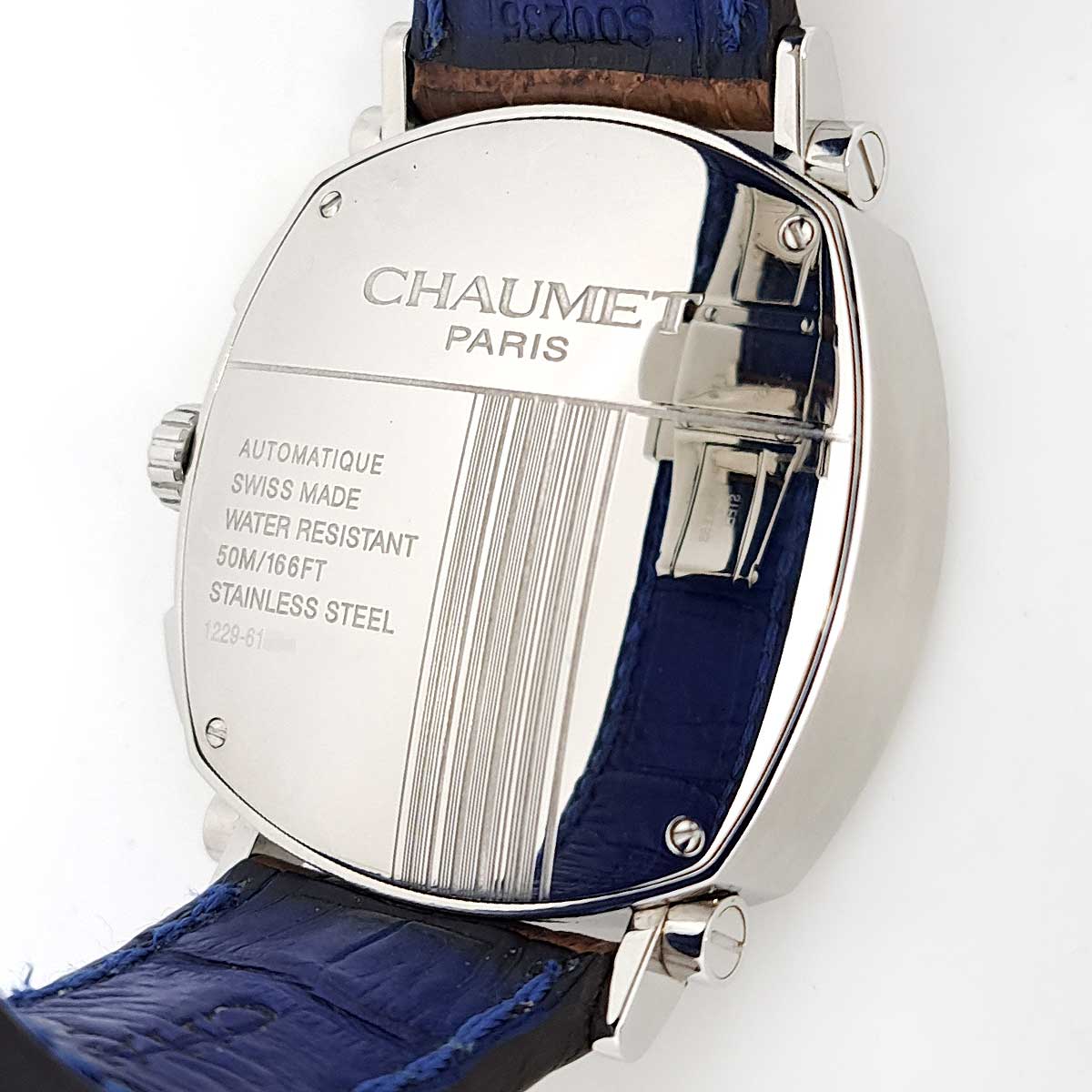 Chaumet Watch W11291-30F Stainless Steel Leather Automatic