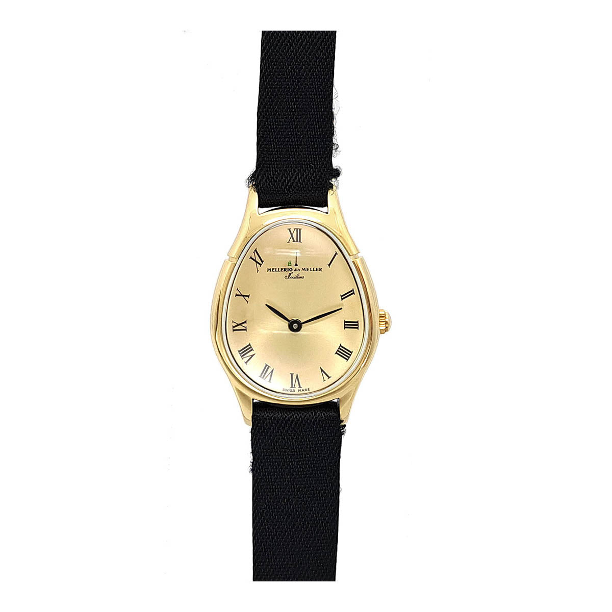 Mellerio Yellow Gold Leather Quartz Watch