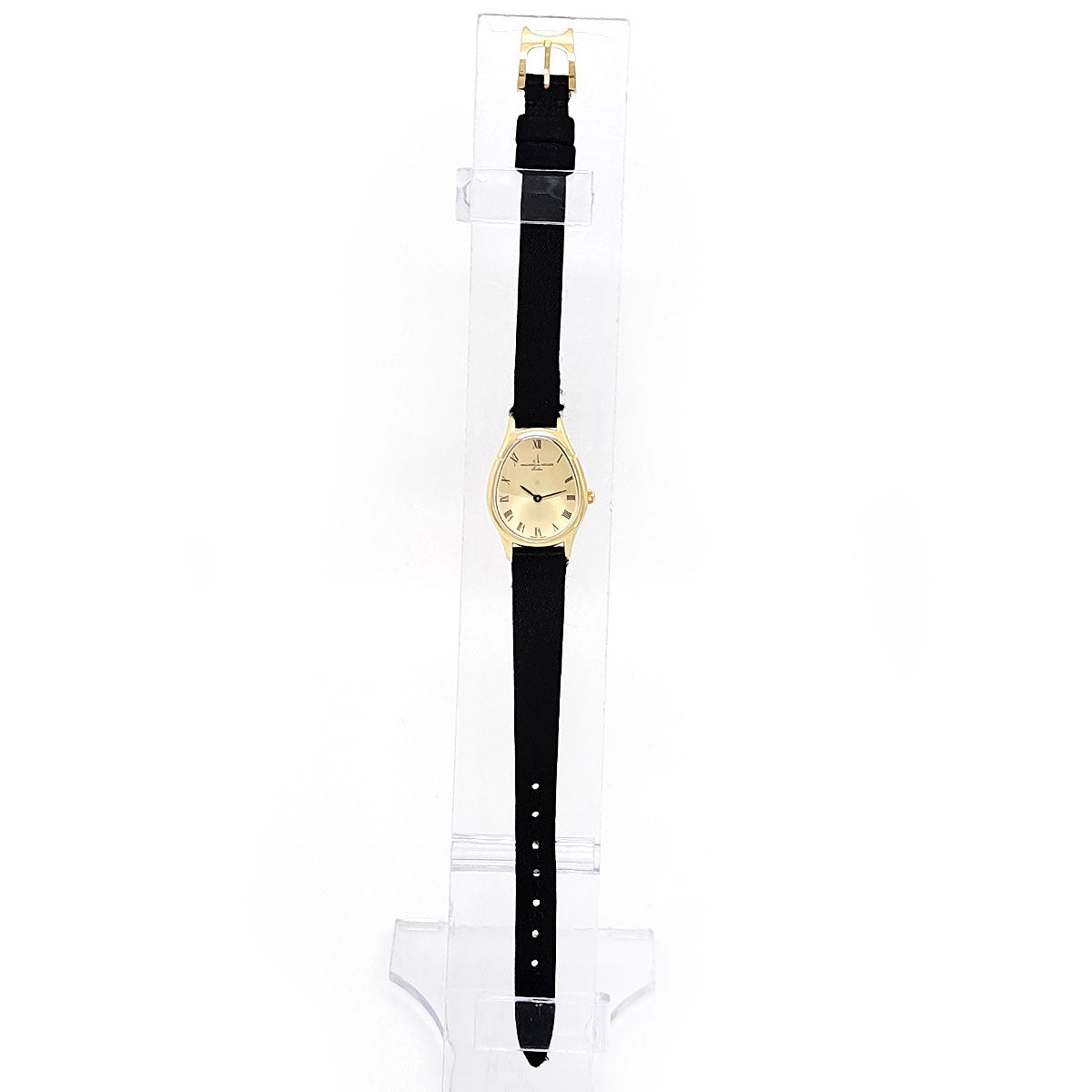 Mellerio Yellow Gold Leather Quartz Watch