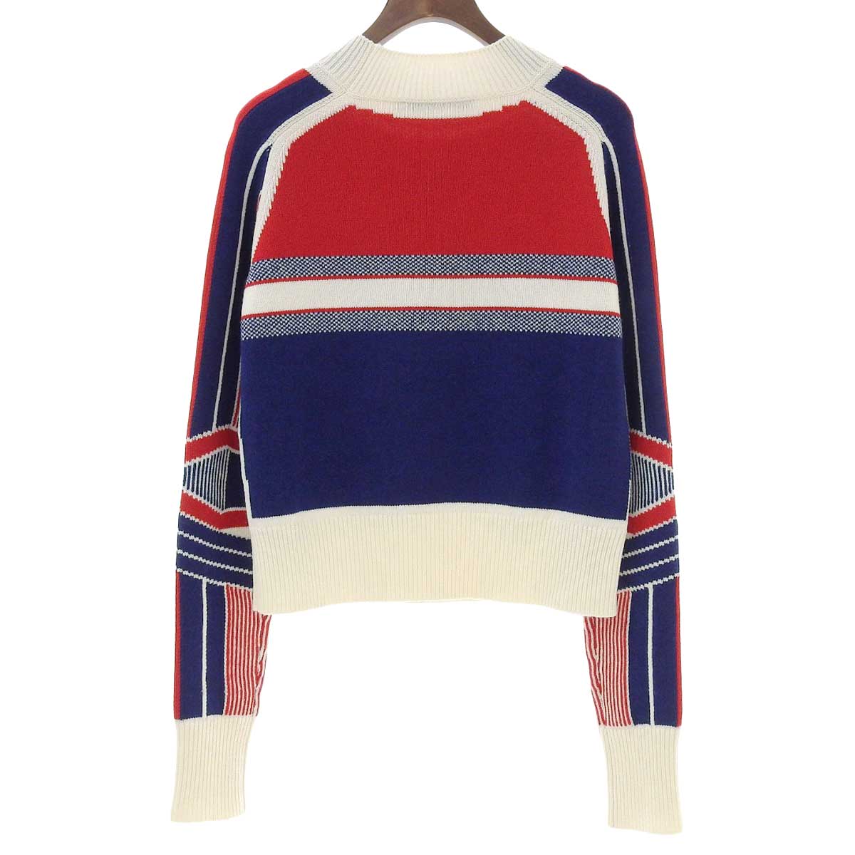 Dior Wool Cashmere Logo Long Sleeve Knit Sweater