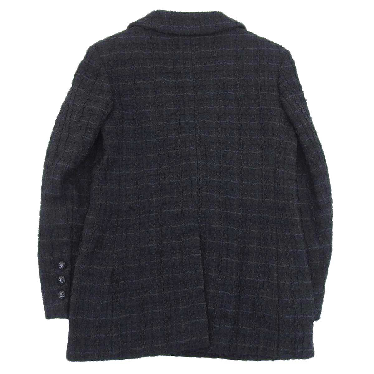 Chanel Tweed Jacket Black P71905V63459