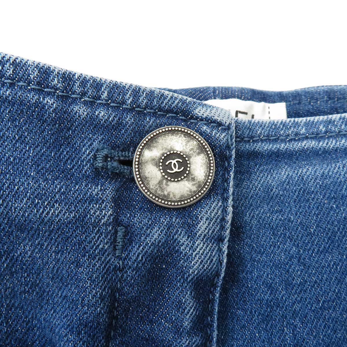 Chanel Denim Pants P70208V61785 Blue