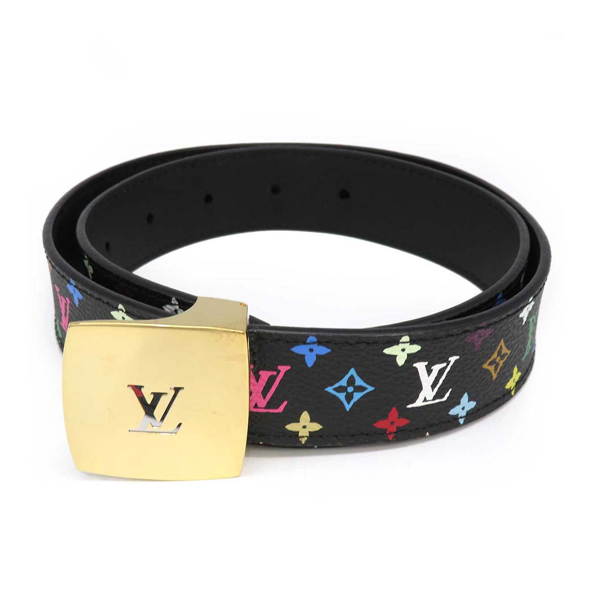 Louis Vuitton Leather Belt Multicolor M6890