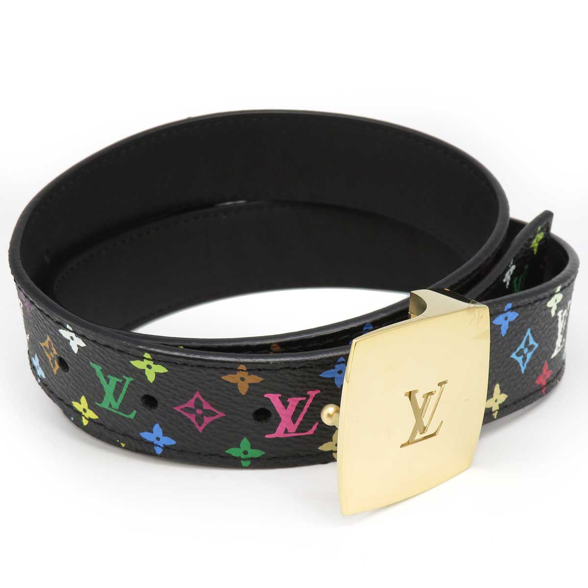 Louis Vuitton Leather Belt Multicolor M6890