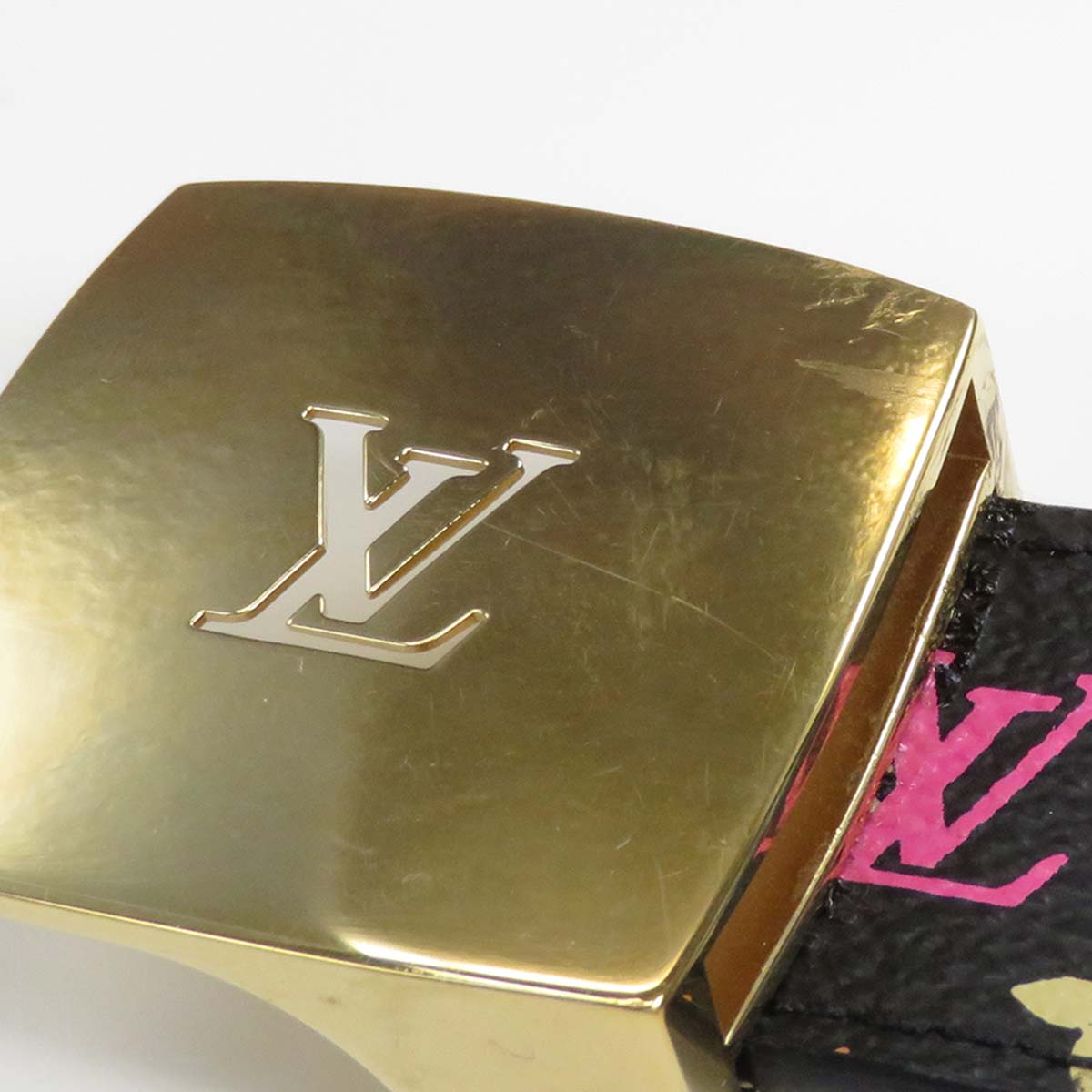 Louis Vuitton Leather Belt Multicolor M6890