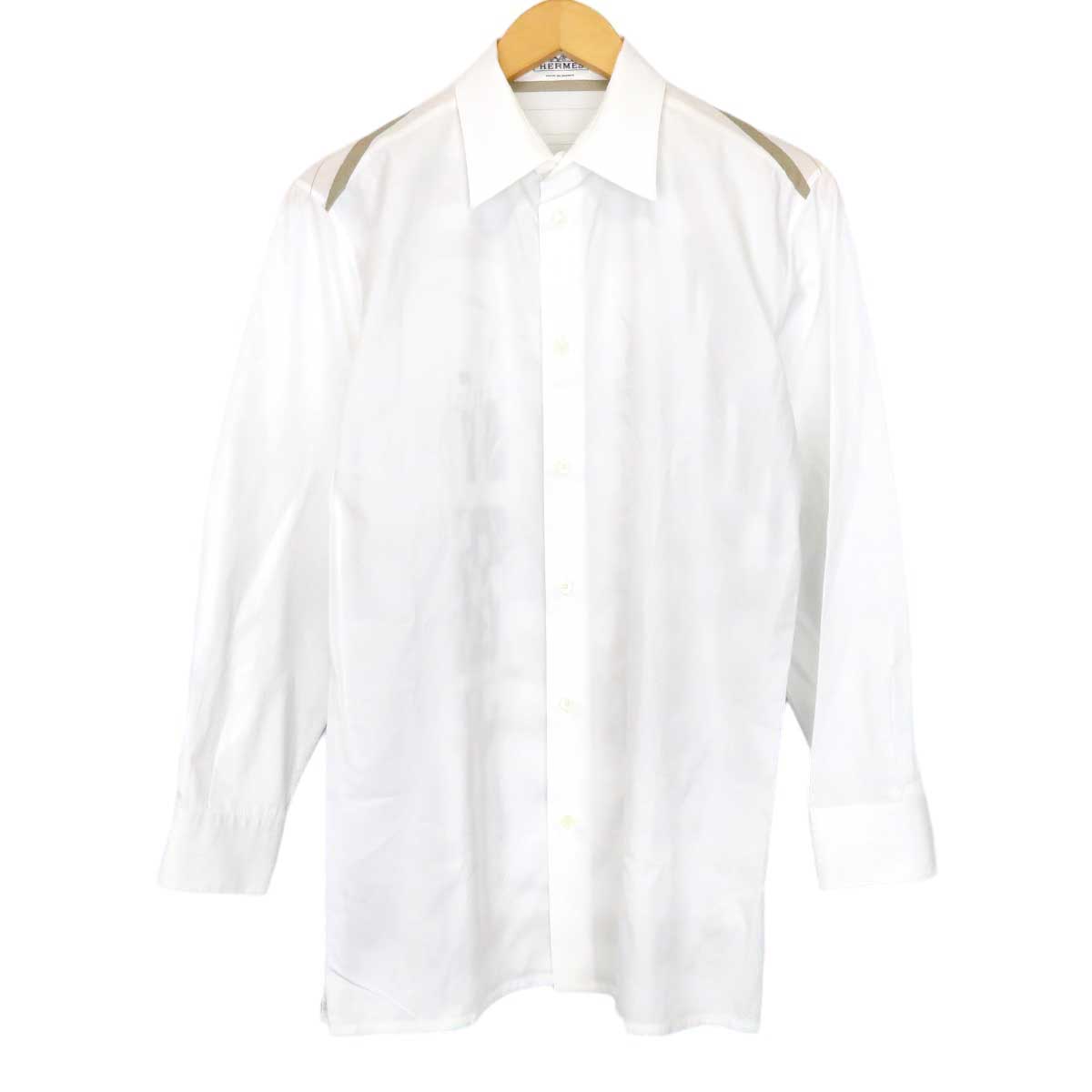 Hermes White Long Sleeve Shirt