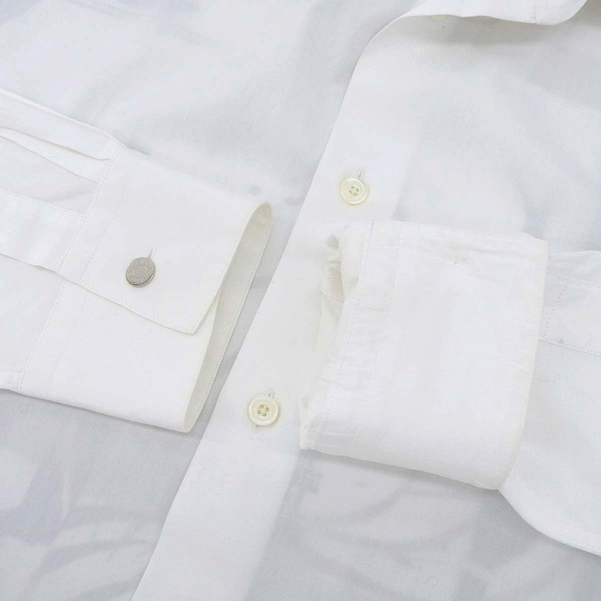 Hermes White Long Sleeve Shirt