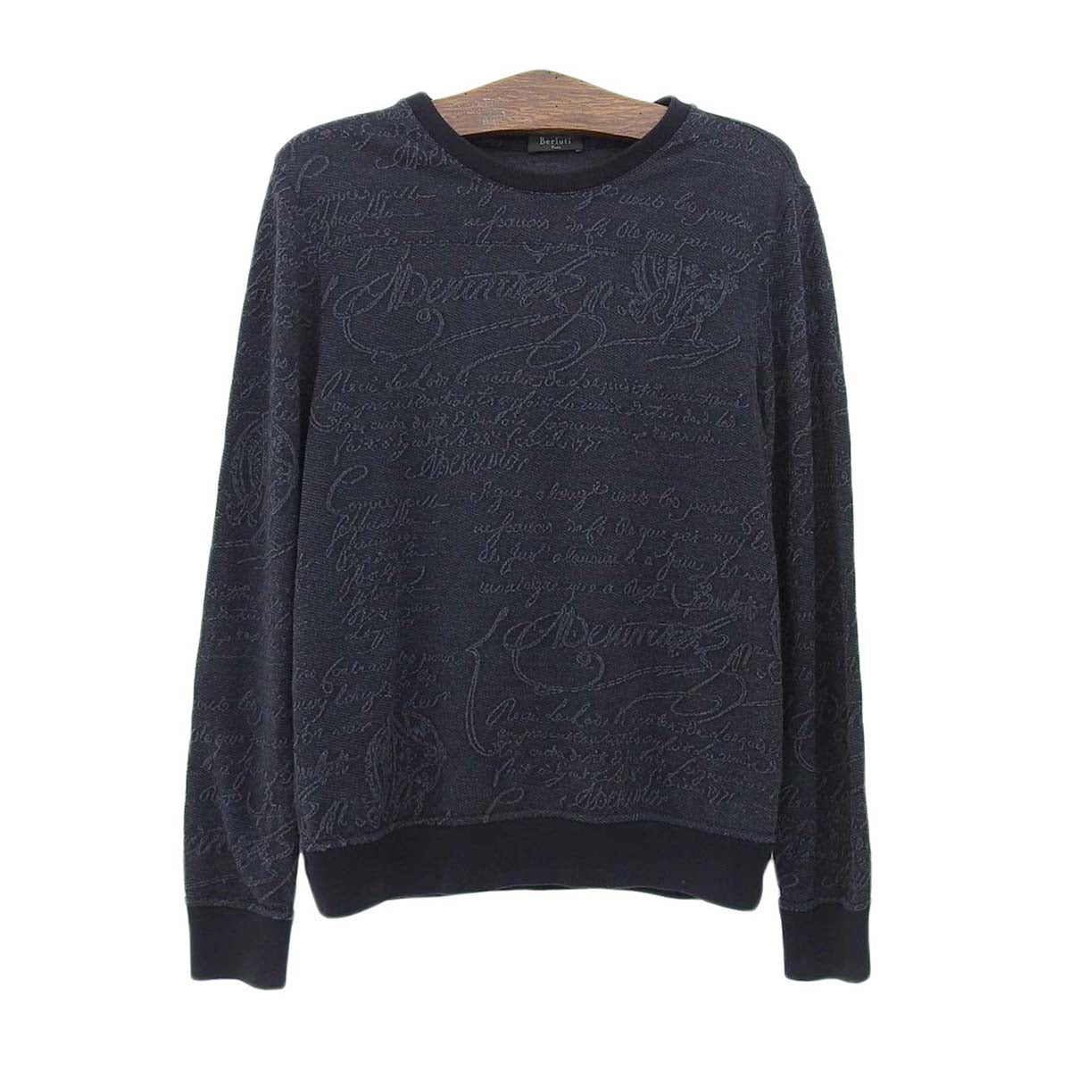 Berluti Gray Knit Sweater Cotton Wool Blend