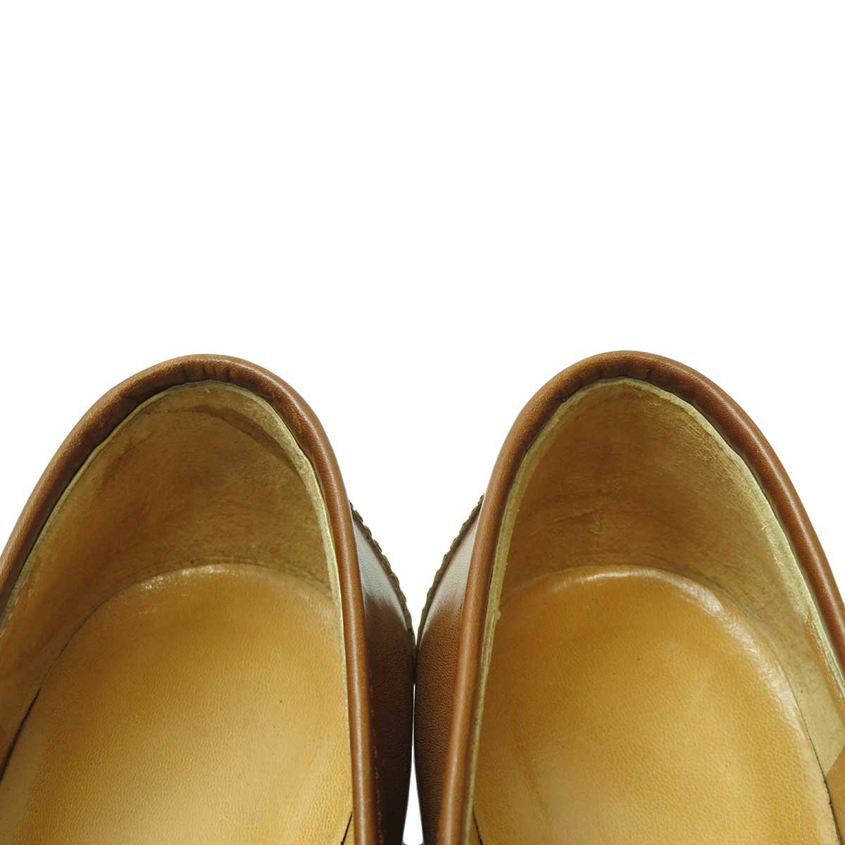 Hermes Leather Loafers Brown