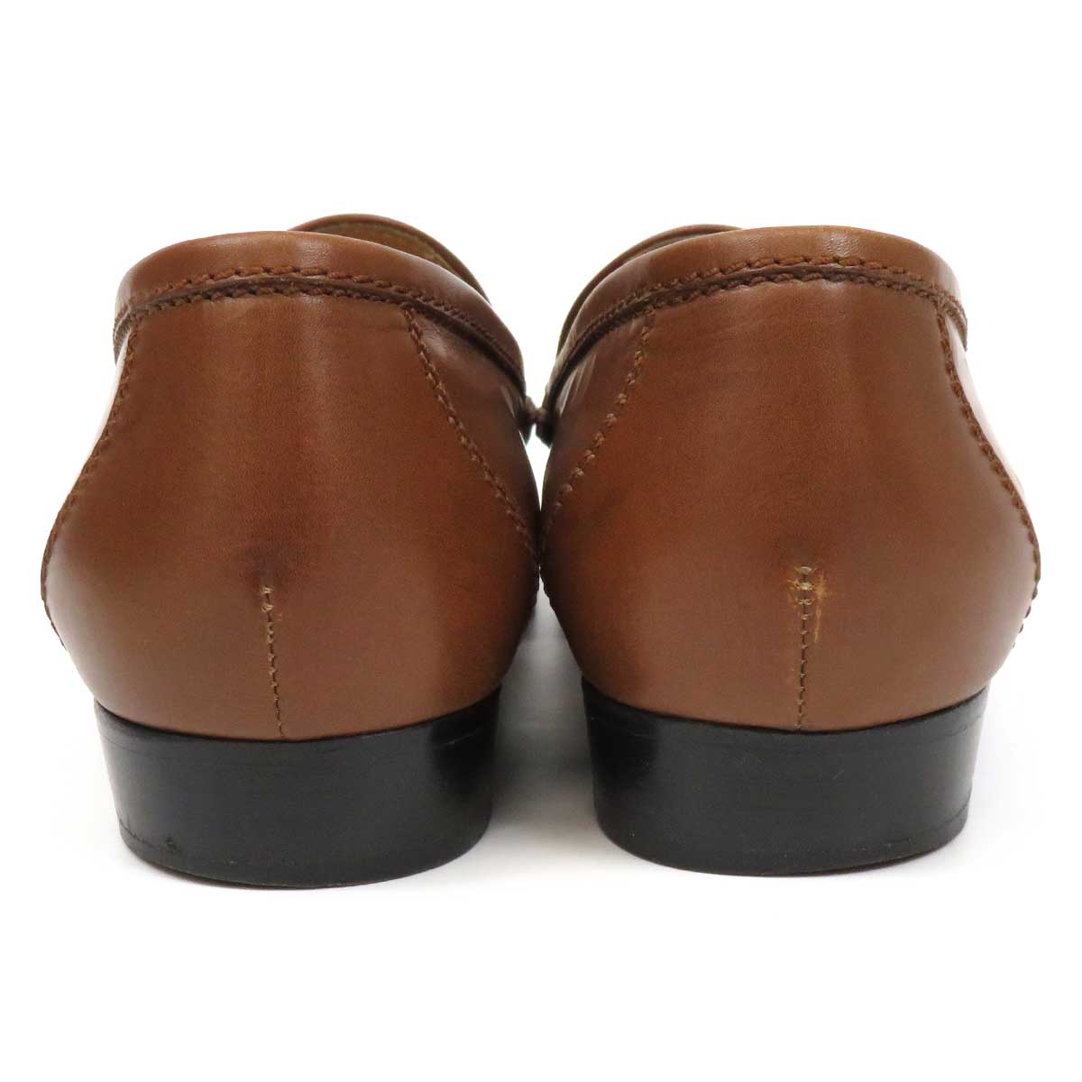 Hermes Leather Loafers Brown