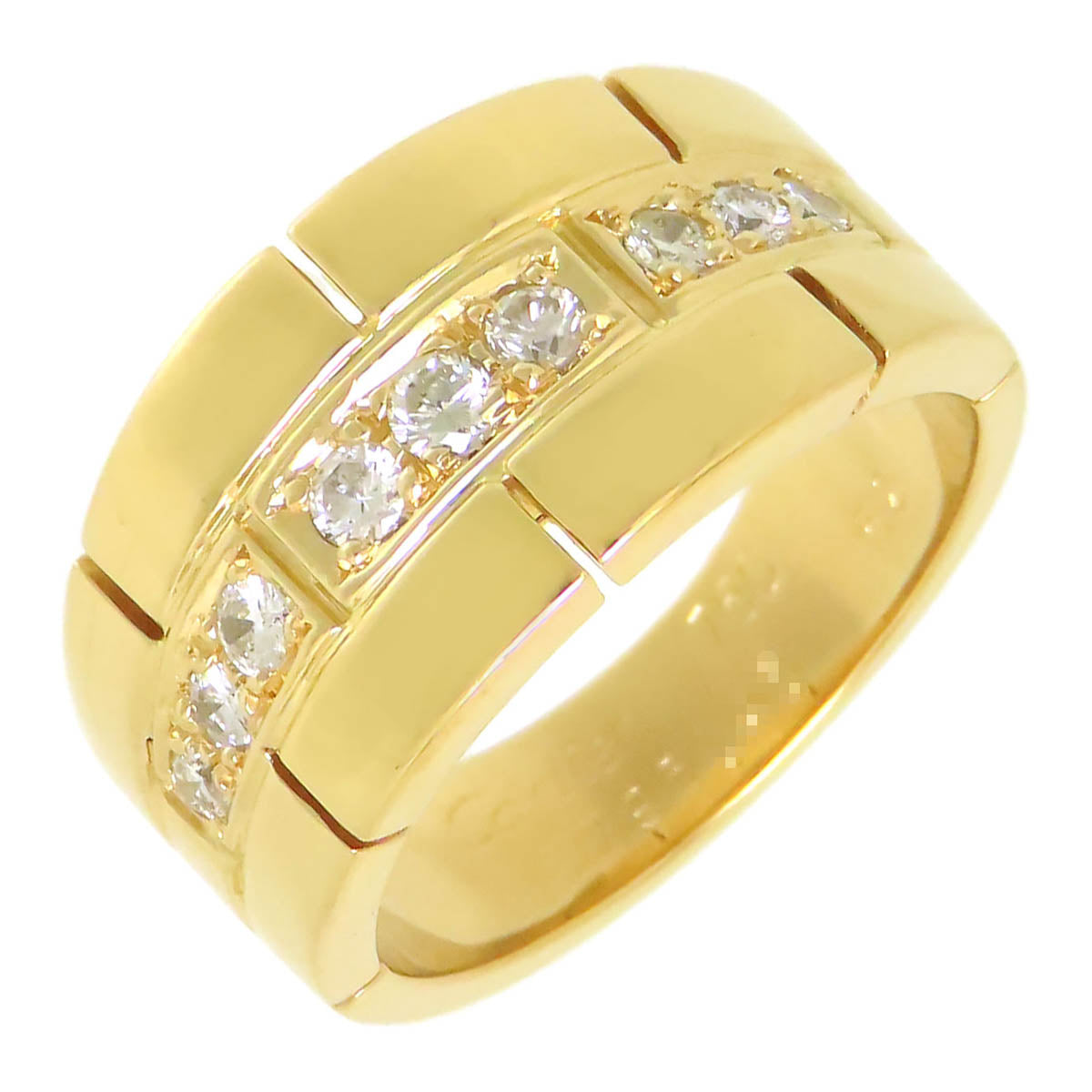 Cartier K18YG Diamond Ring