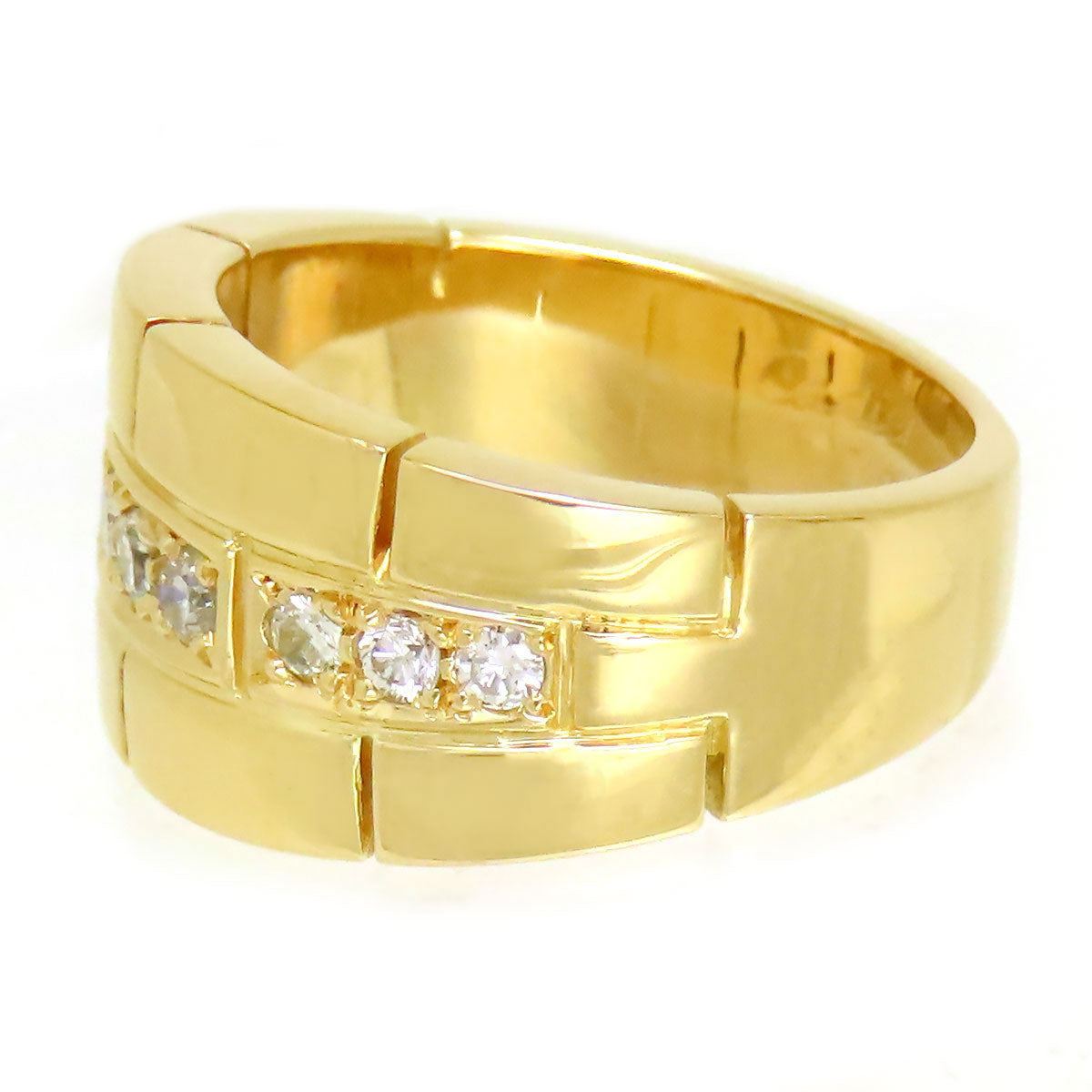 Cartier K18YG Diamond Ring