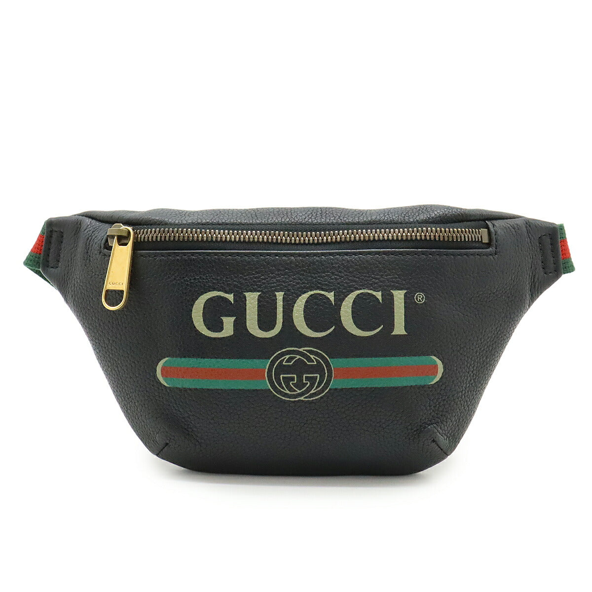 Gucci Gucci Print Leather Belt Bag