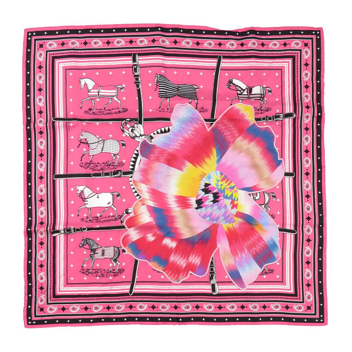 Hermes Pink Scarf COUVERTURES ET TENUES DE JOUR