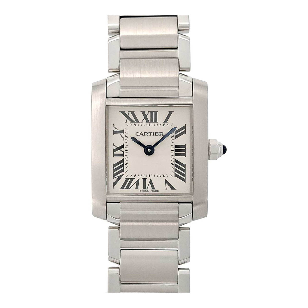 Cartier Stainless Steel Quartz Tank Francaise Watch