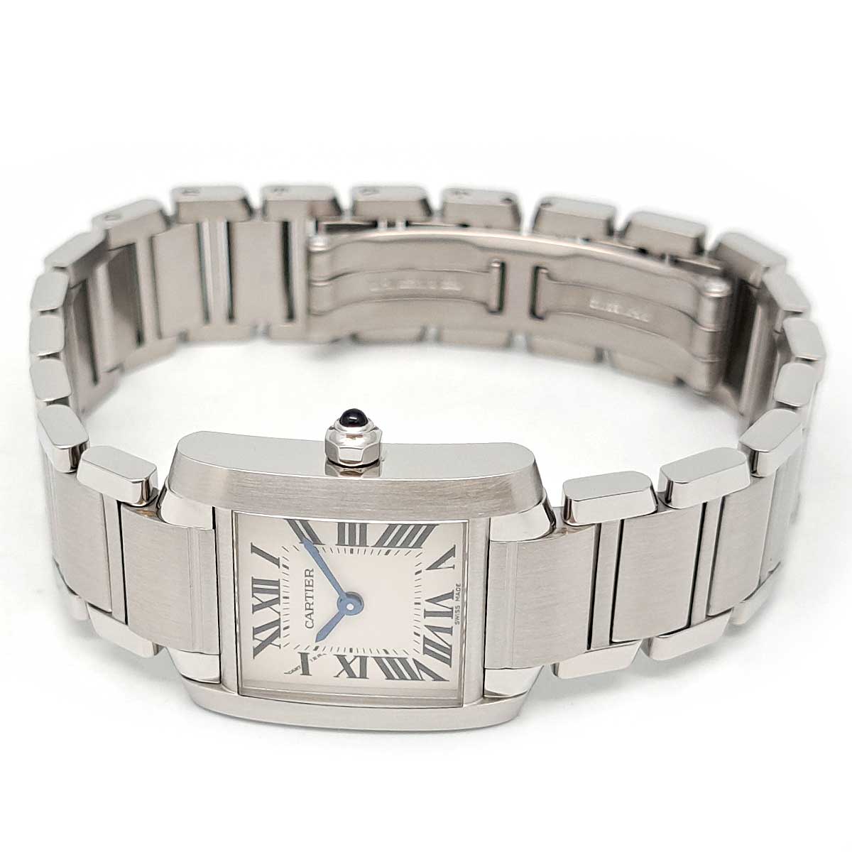 Cartier Stainless Steel Quartz Tank Francaise Watch