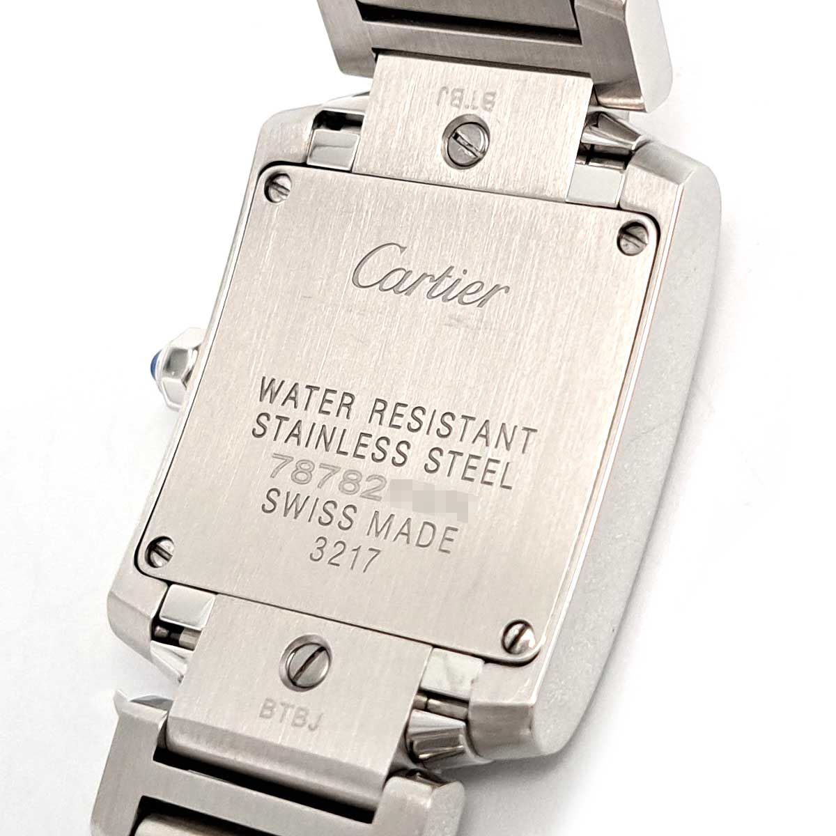 Cartier Stainless Steel Quartz Tank Francaise Watch