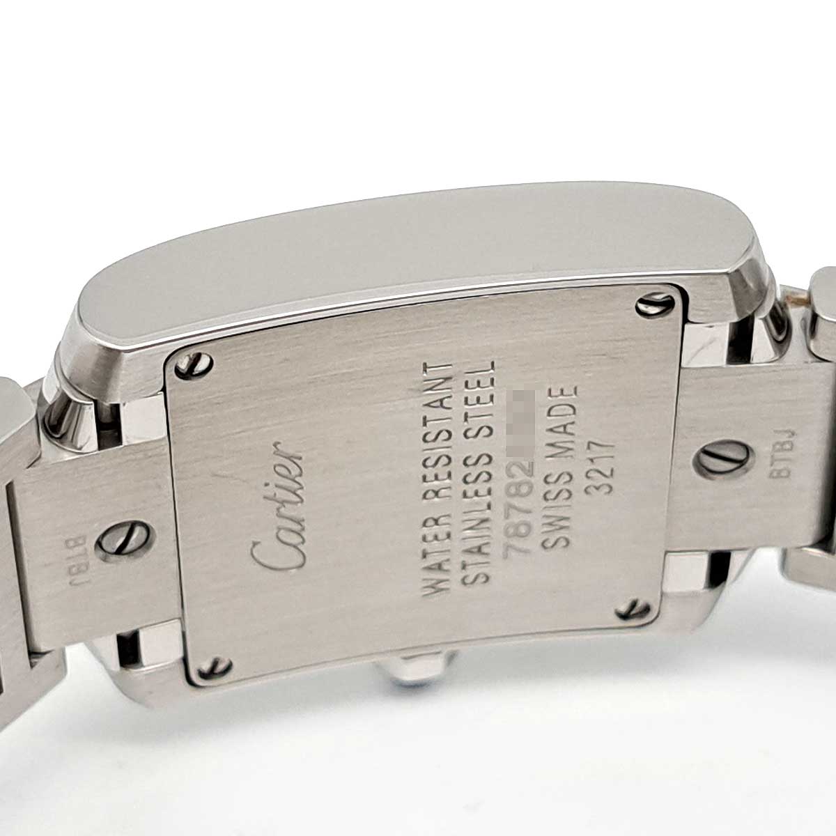 Cartier Stainless Steel Quartz Tank Francaise Watch