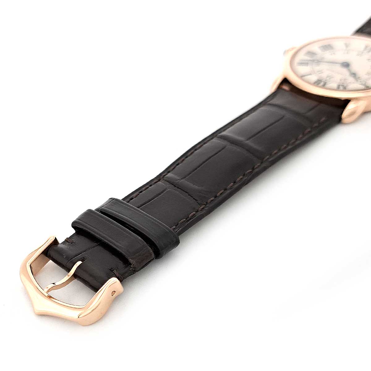 Cartier Pink Gold Leather Quartz Watch W6800151