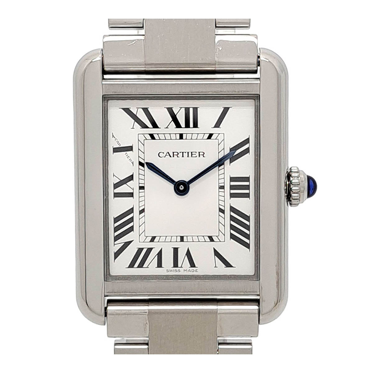 Cartier Stainless Steel Quartz Tank Solo SM Watch