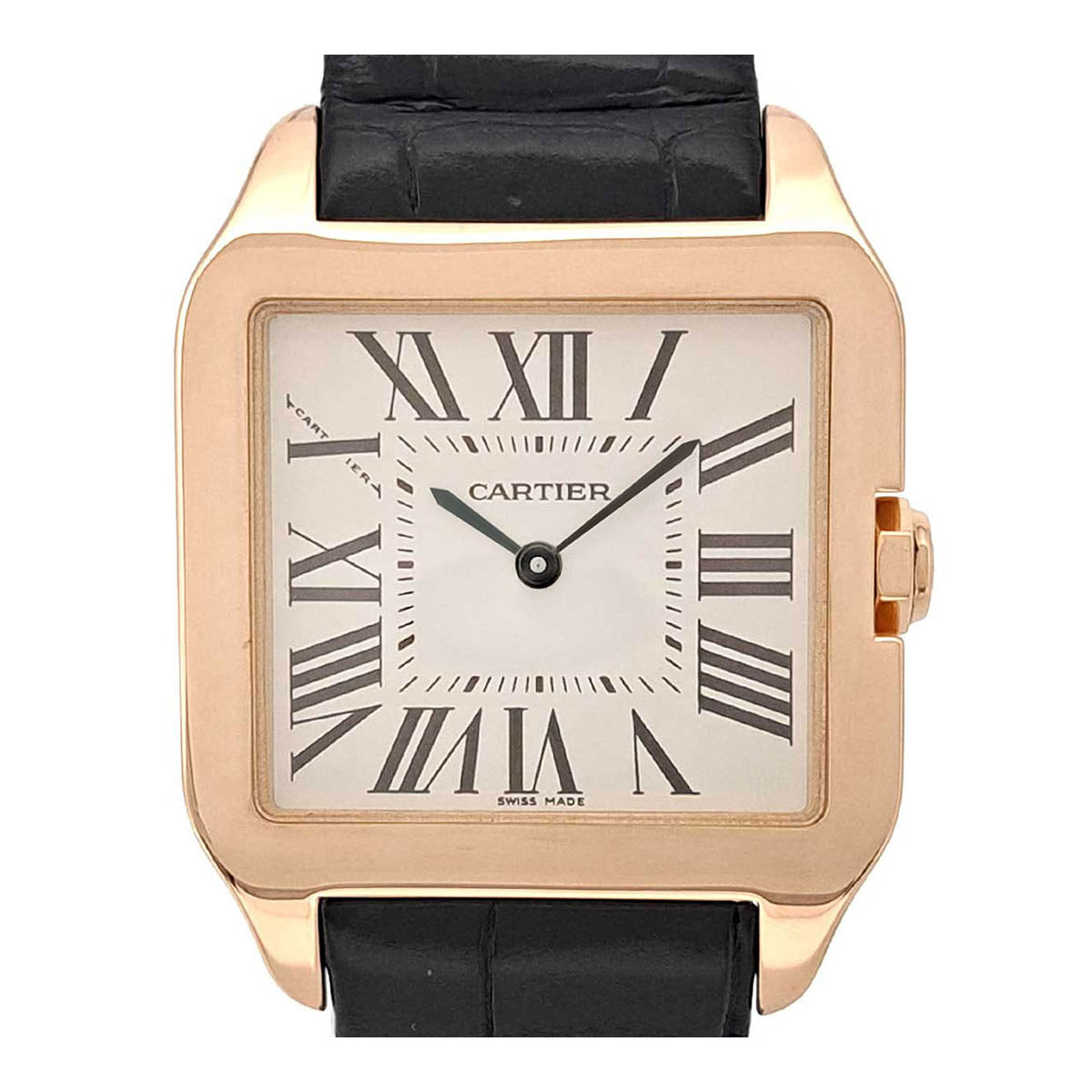 Cartier Pink Gold Leather Quartz Watch W2009251