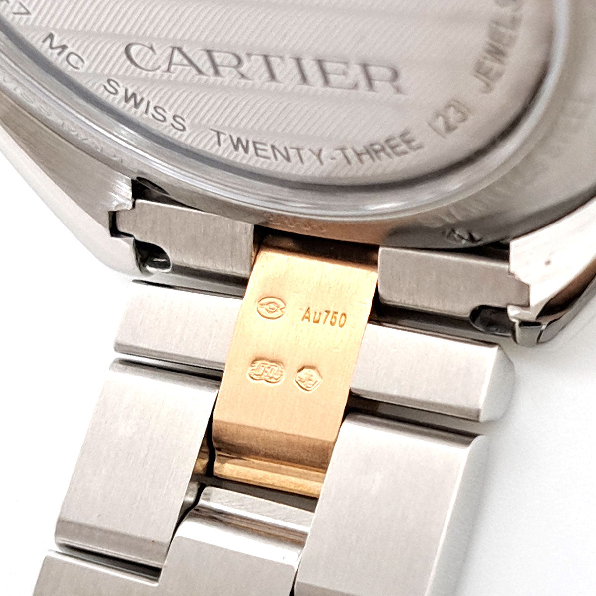 Cartier Watch W2CL0003 Stainless Steel Pink Gold Automatic