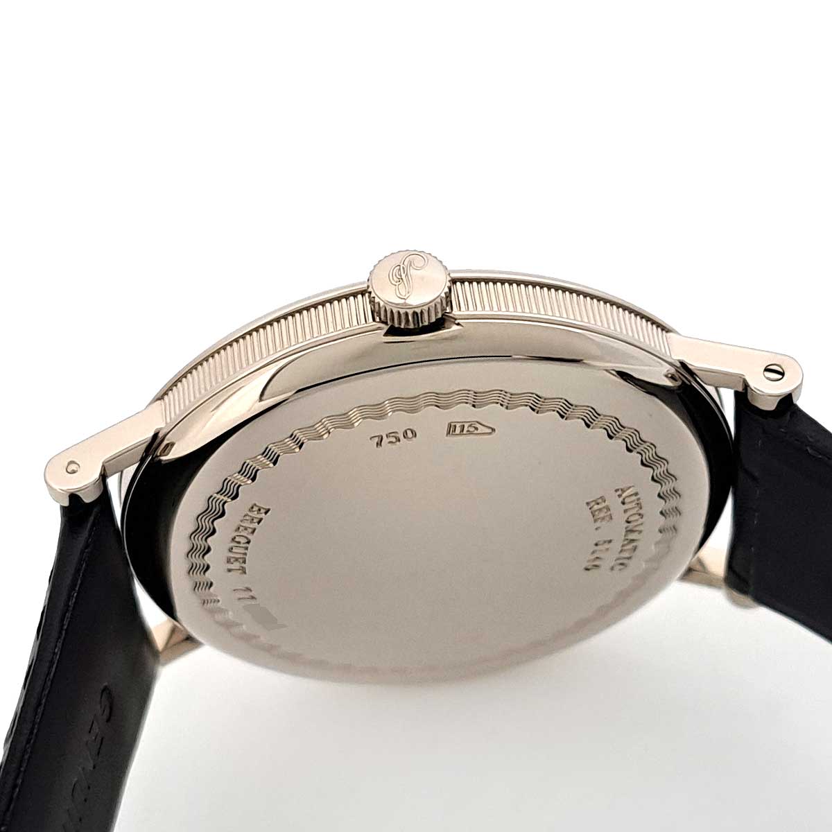 Breguet White Gold Leather Manual Watch 5140BB