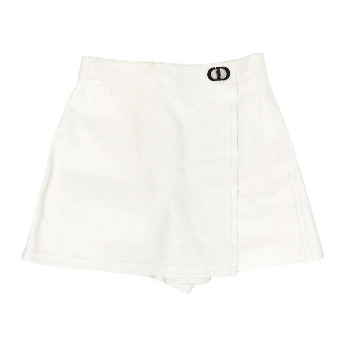 Dior Lamb Leather Culottes F36 White