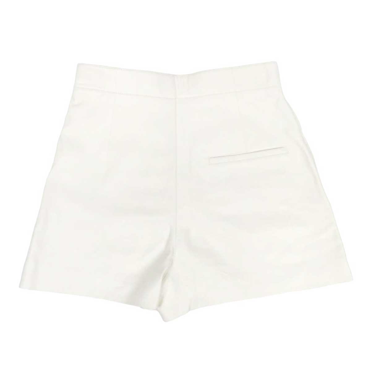 Dior Lamb Leather Culottes F36 White