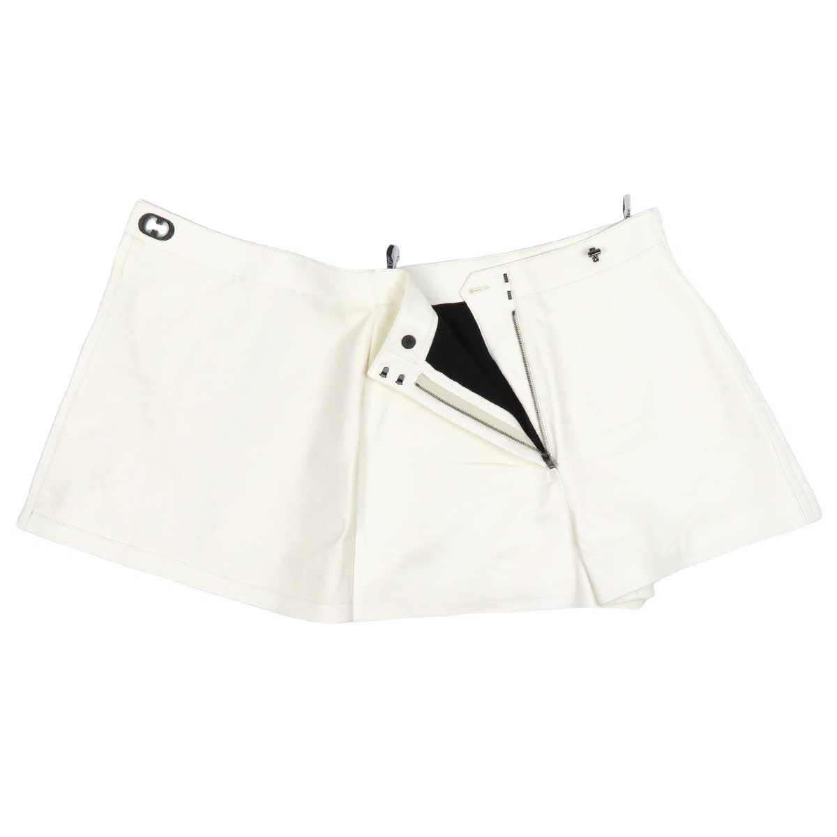 Dior Lamb Leather Culottes F36 White