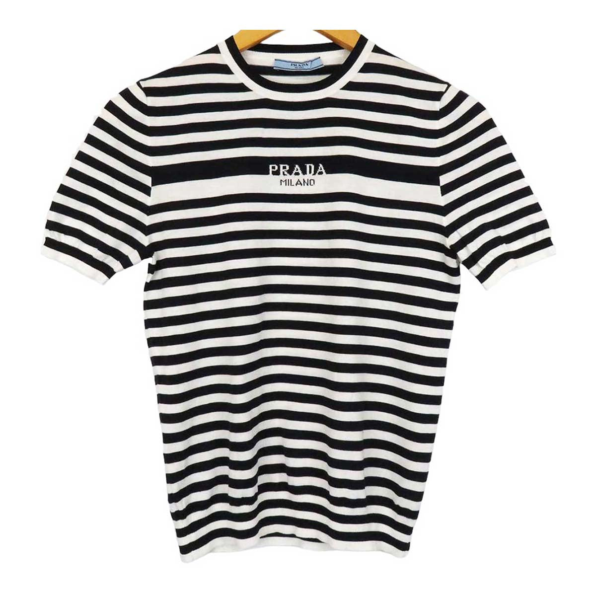 Prada Logo Stripe T-Shirt P24V1D