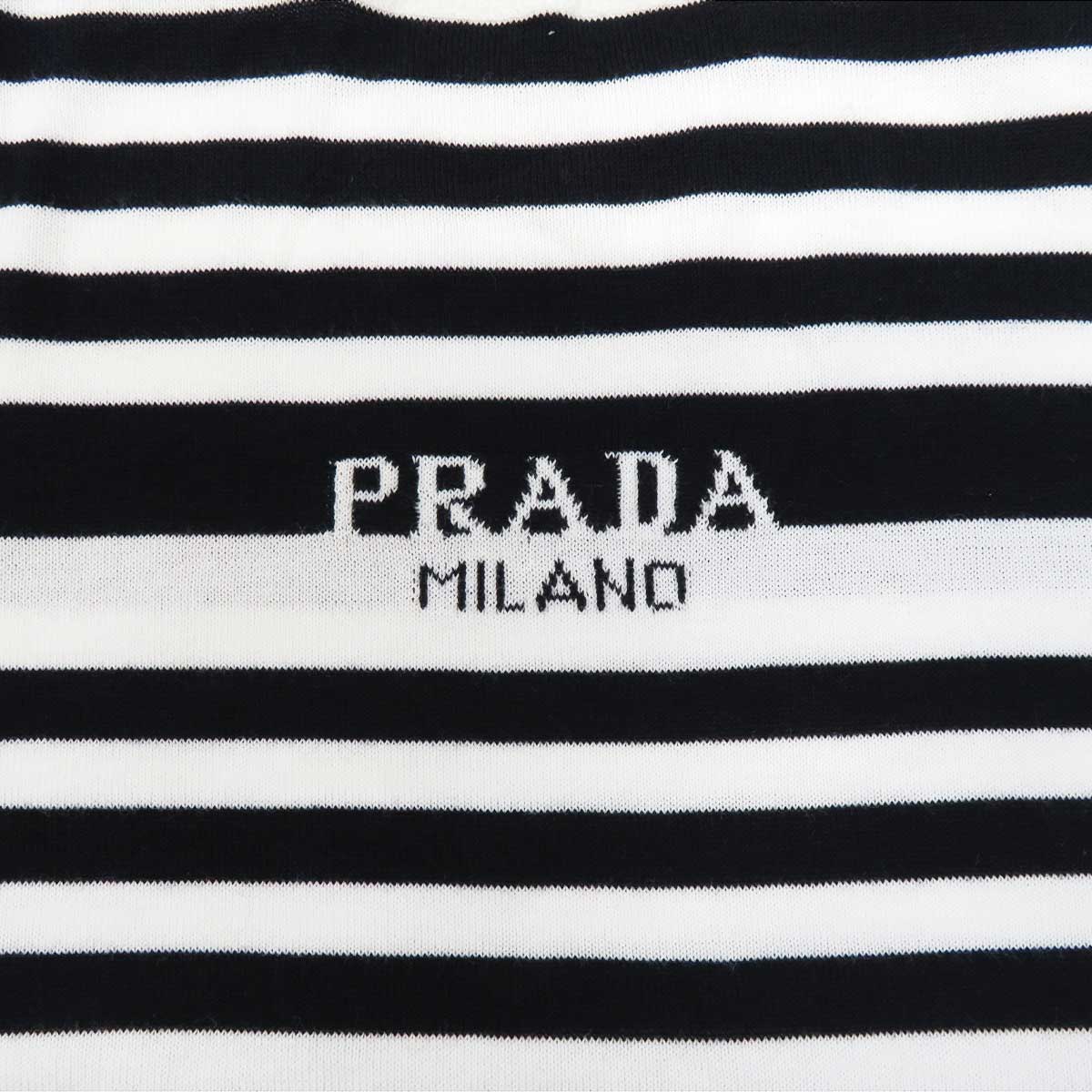 Prada Logo Stripe T-Shirt P24V1D