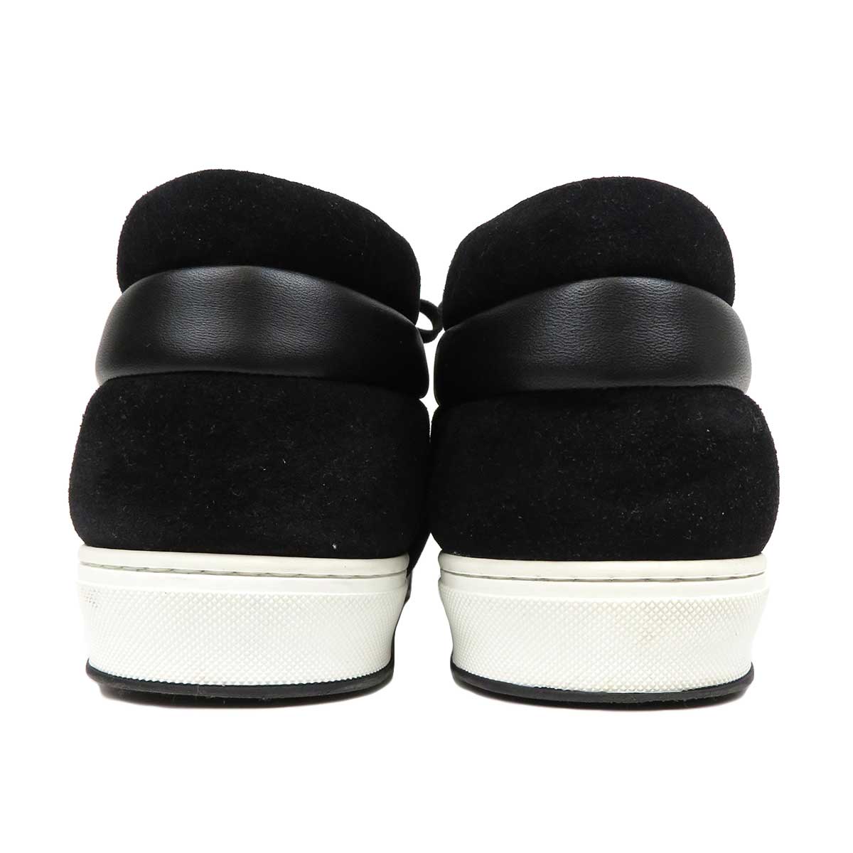 Louis Vuitton Leather Suede Sneakers Black