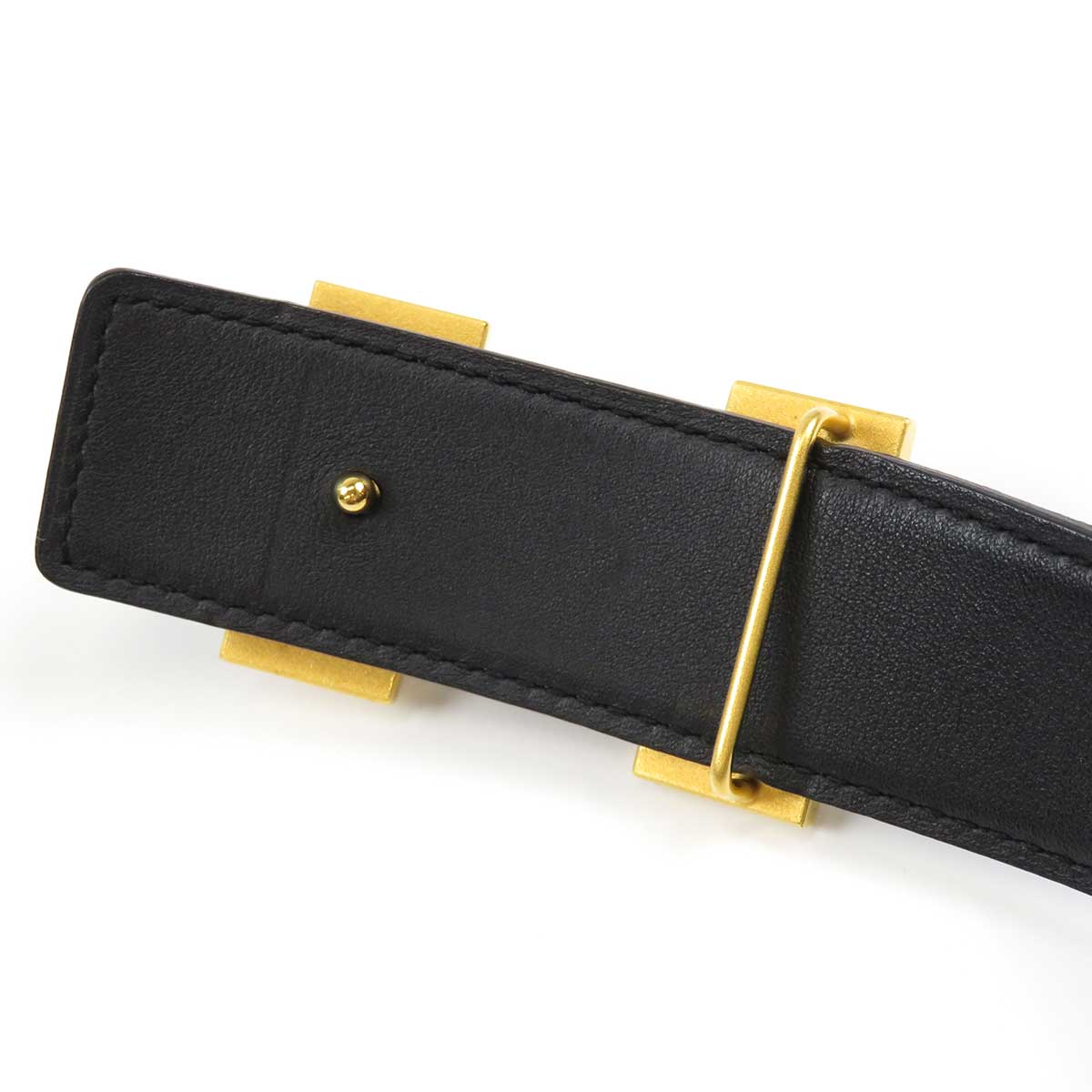 Hermes Reversible Leather Belt Brown Black