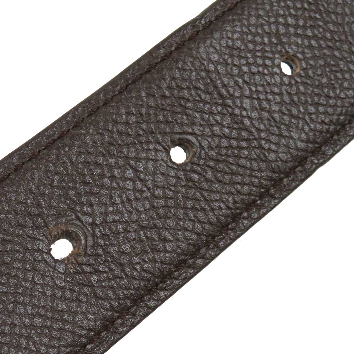 Hermes Reversible Leather Belt Brown Black