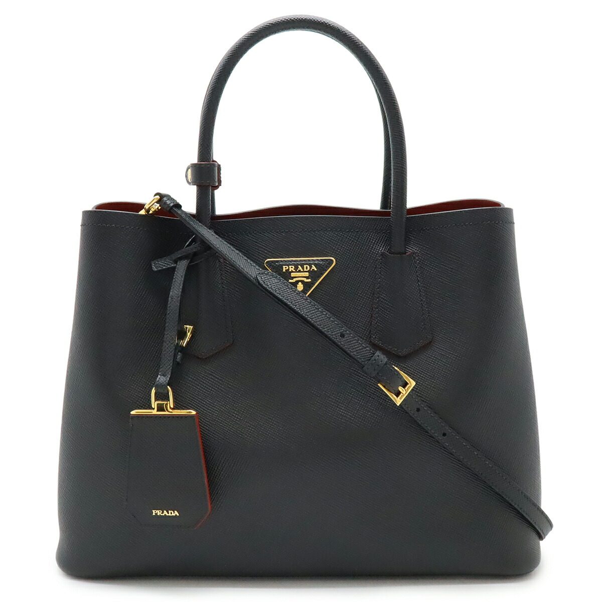 Prada Saffiano 2way Tote Bag