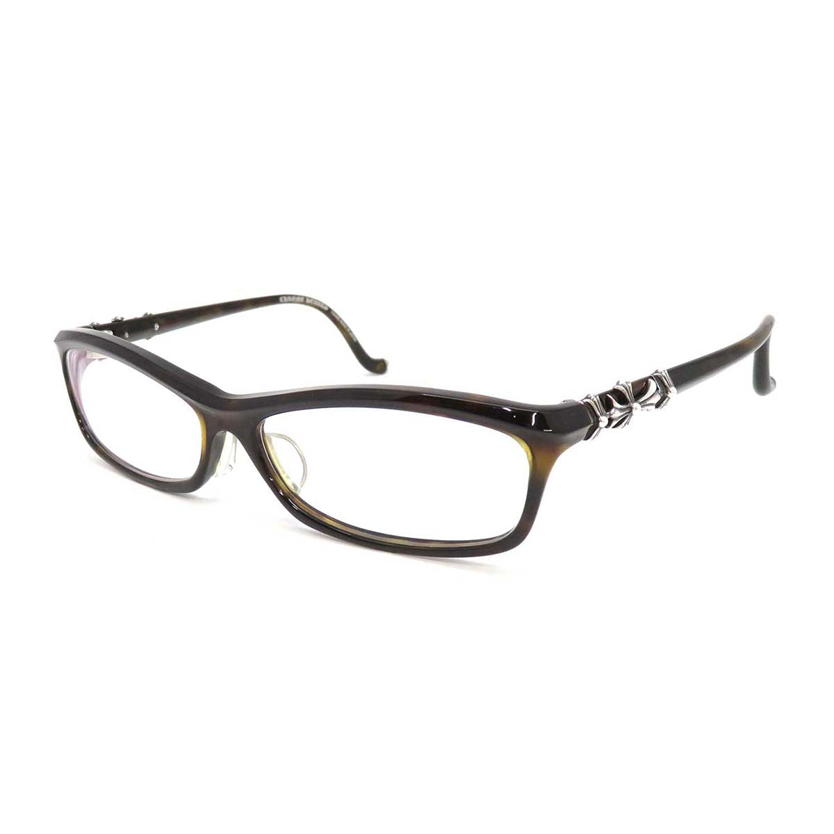 Chrome Hearts Glasses Brown BEARDED BABY-A