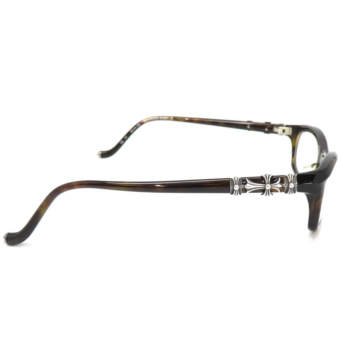 Chrome Hearts Glasses Brown BEARDED BABY-A