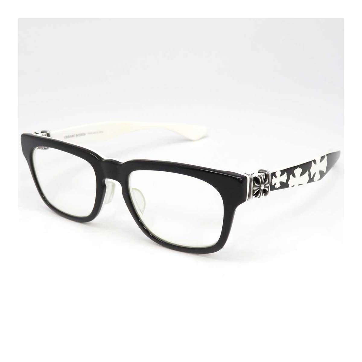 Chrome Hearts Glasses Black White Eyewear