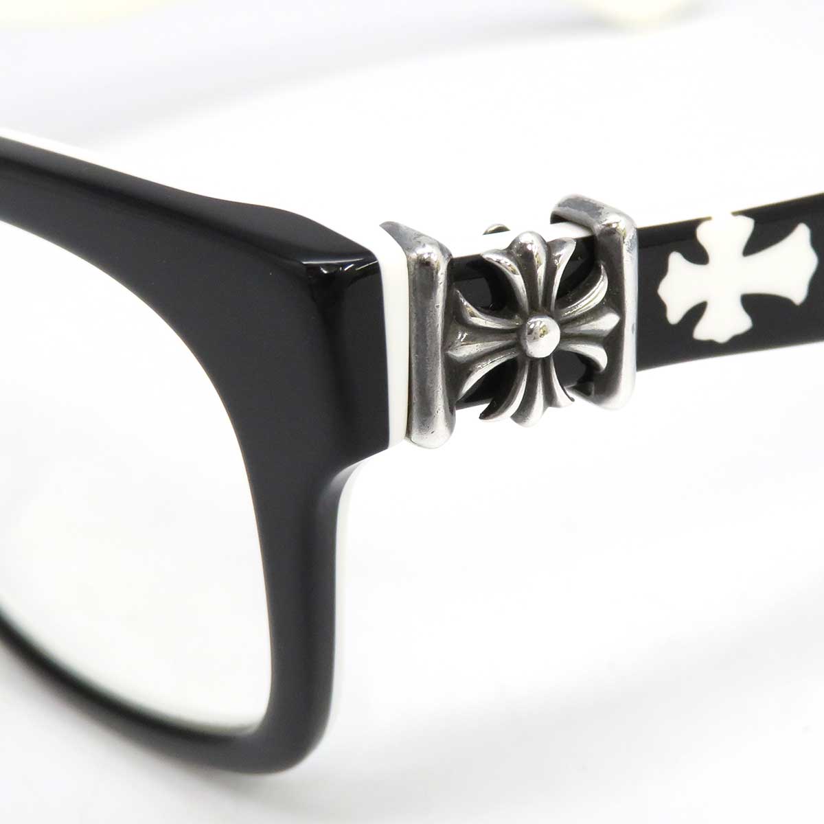 Chrome Hearts Glasses Black White Eyewear