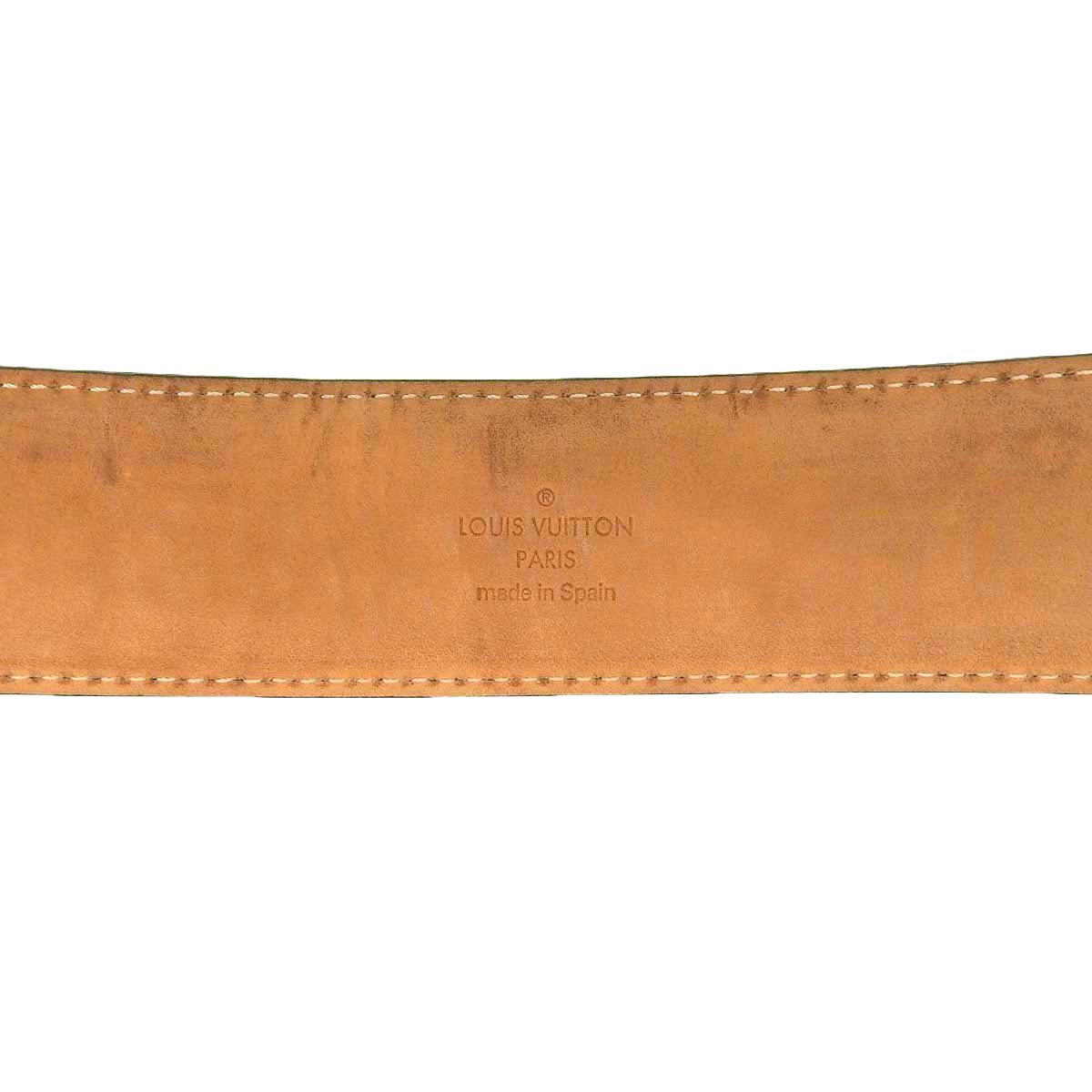 Louis Vuitton Monogram Leather Belt M9608