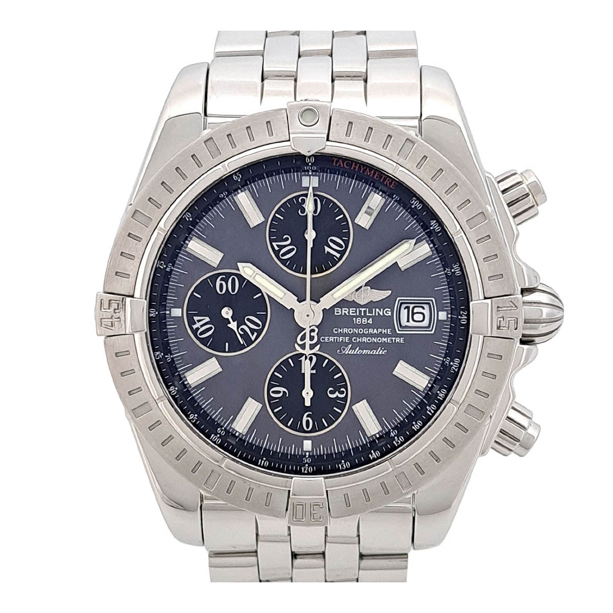 Breitling Stainless Steel Automatic Chronomat Evolution Watch A13356