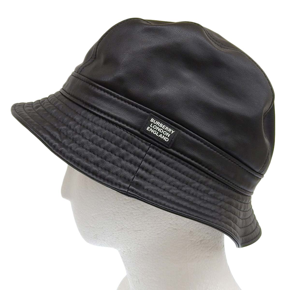 Burberry Logo Bucket Hat Black